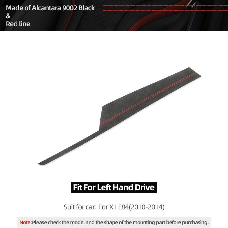 For BMW X1 E84 Made of Alcantara Dashboard Panel trument Trims Strips Performance Stickers Car Interior Tuning Accessories