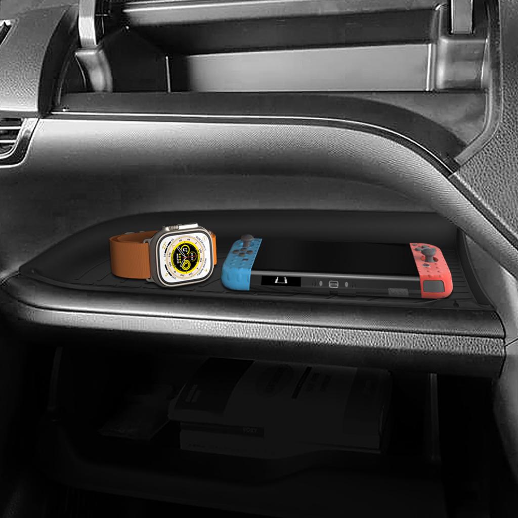 Right Drive for Toyota Voxy/Noah 80 Series 2014-2026 Car Copilot Anti Slip Shock-Absorbing Storage Tray Organizer Accessories