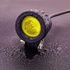 Aoling LED Work Light, Small Motorcycle Fog Lamp, Yellow Spotlight, 24V, Motorcycle Fog