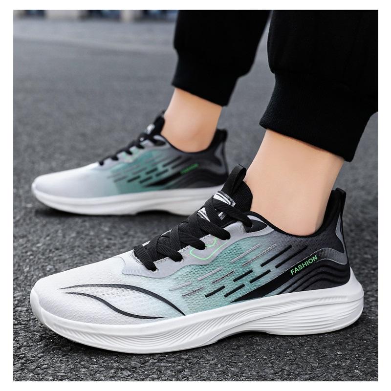 Men Summer Running Shoes Shock Absorption Lightweight Non Slip Student Casual Sports Sneakers