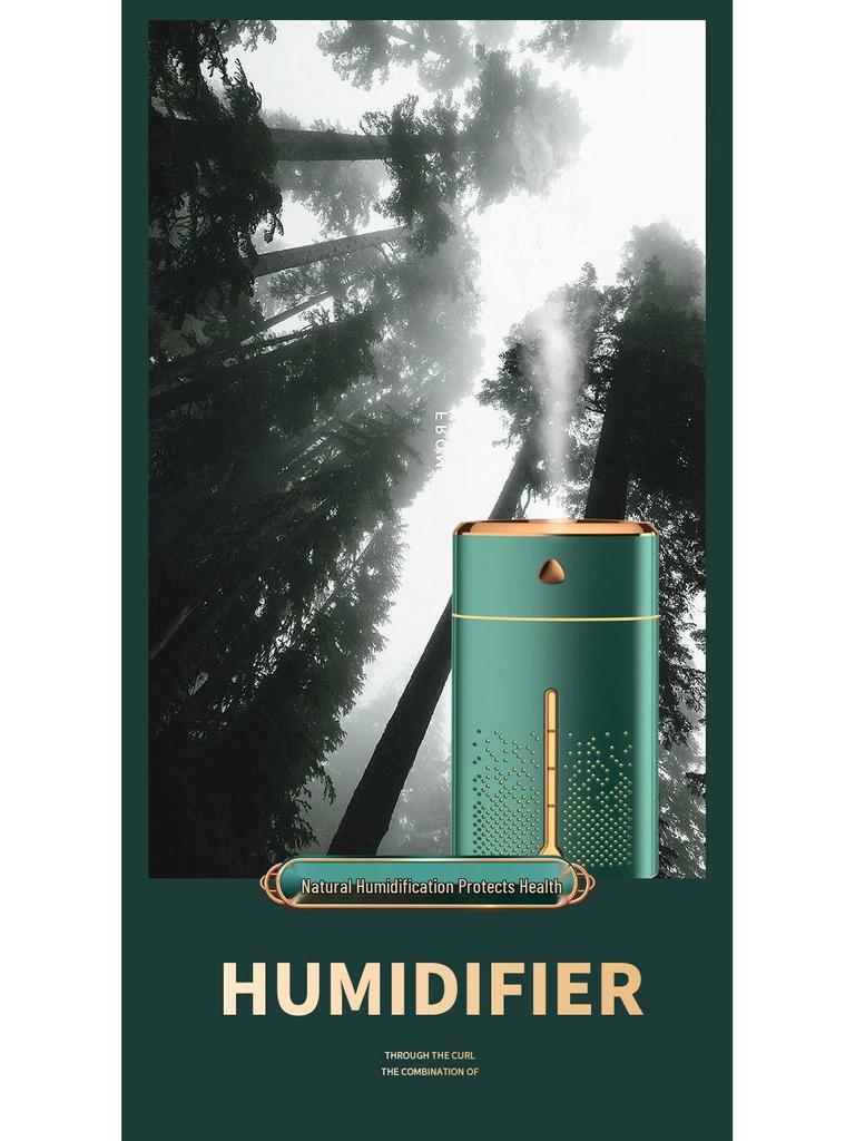 Compact USB Aromatherapy Humidifier & Atomizer for Home, Office, and Car