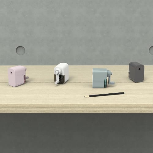 Nakabayashi Manual Pencil Sharpener Mini Black DPS-H401BK