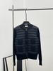 Goose down version original standard Mengjia new women's round neck light splicing down jacket