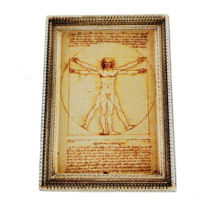 Leonardo da Vinci' Paintings Fridge Magnets The Last Supper Mona Lisa Magnetic Stickers for Message Board Wonderful Home Decor