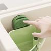 Suction Cup Sink Strainer Basket Triangle Creative Kitchen Garbage Filter 2 In 1 Multifunctional Food Residue Separator