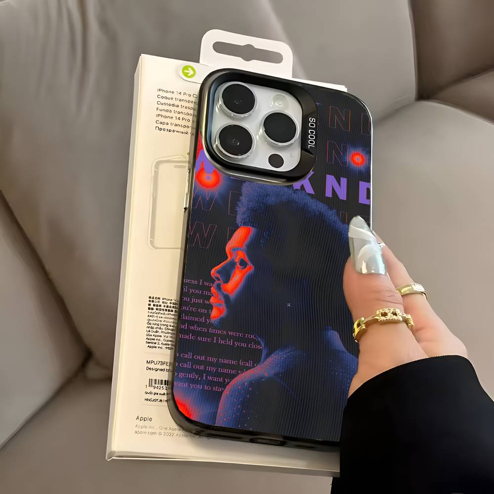 Singer The Weekend Phone Case for iPhone 17 17Air 16 15 14 13 12 11 Pro Max Plus Colorful Silver