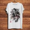 Watercolor Kamado Nezuko Funny Anime TShirtHomme Short Sleeve Oneck Casual TShirtKimetu No Yaiba Unisexga Unisex Tee