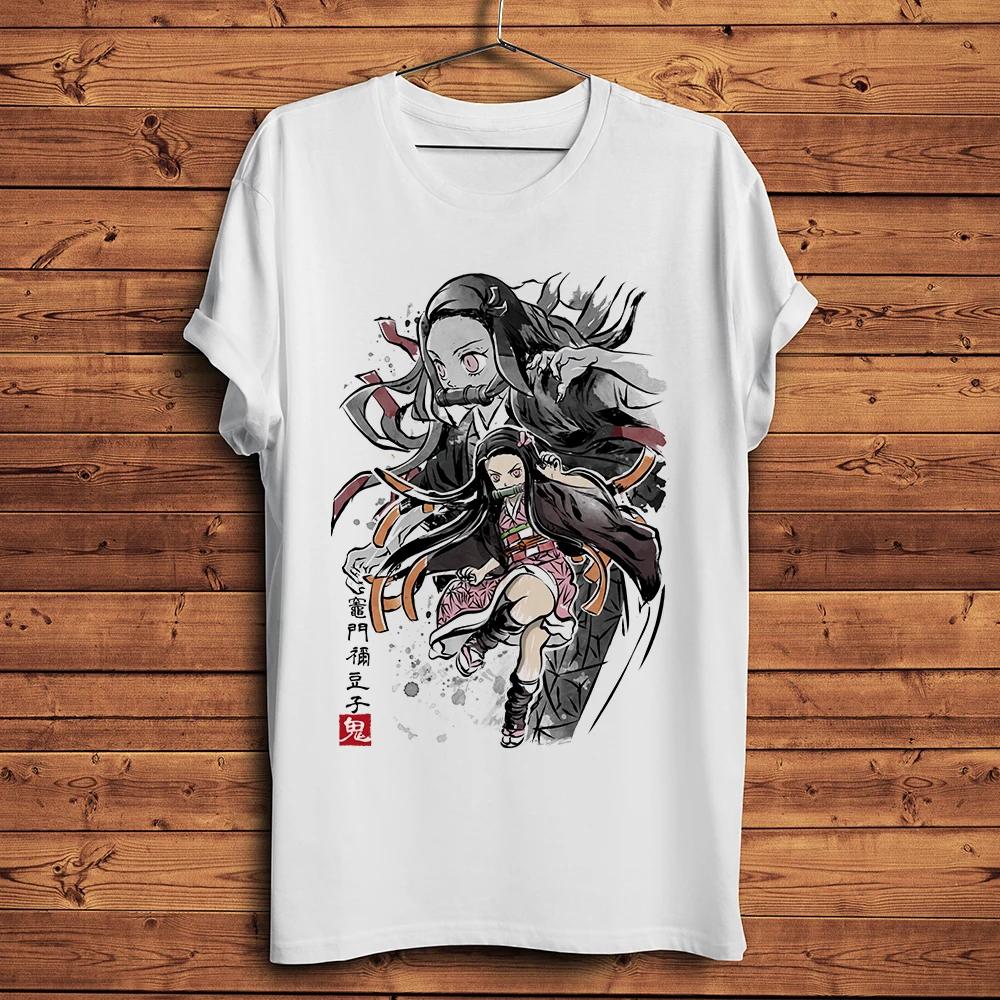 

Watercolor Kamado Nezuko Funny Anime TShirtHomme Short Sleeve Oneck Casual TShirtKimetu No Yaiba Unisexga Unisex Tee 4XL