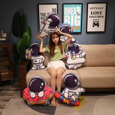 Creative Astronaut Throw Pillow Plush Toy Home Sofa Cushion Decoration Girl Holding Sleeping Doll