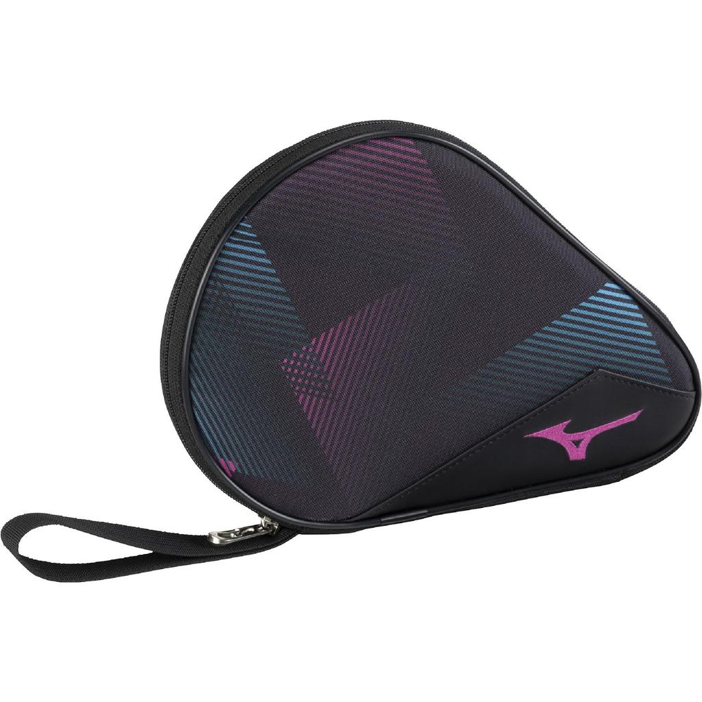 Mizuno Table Tennis Racket Soft Holds 1 Case, Racket, Black/Pink