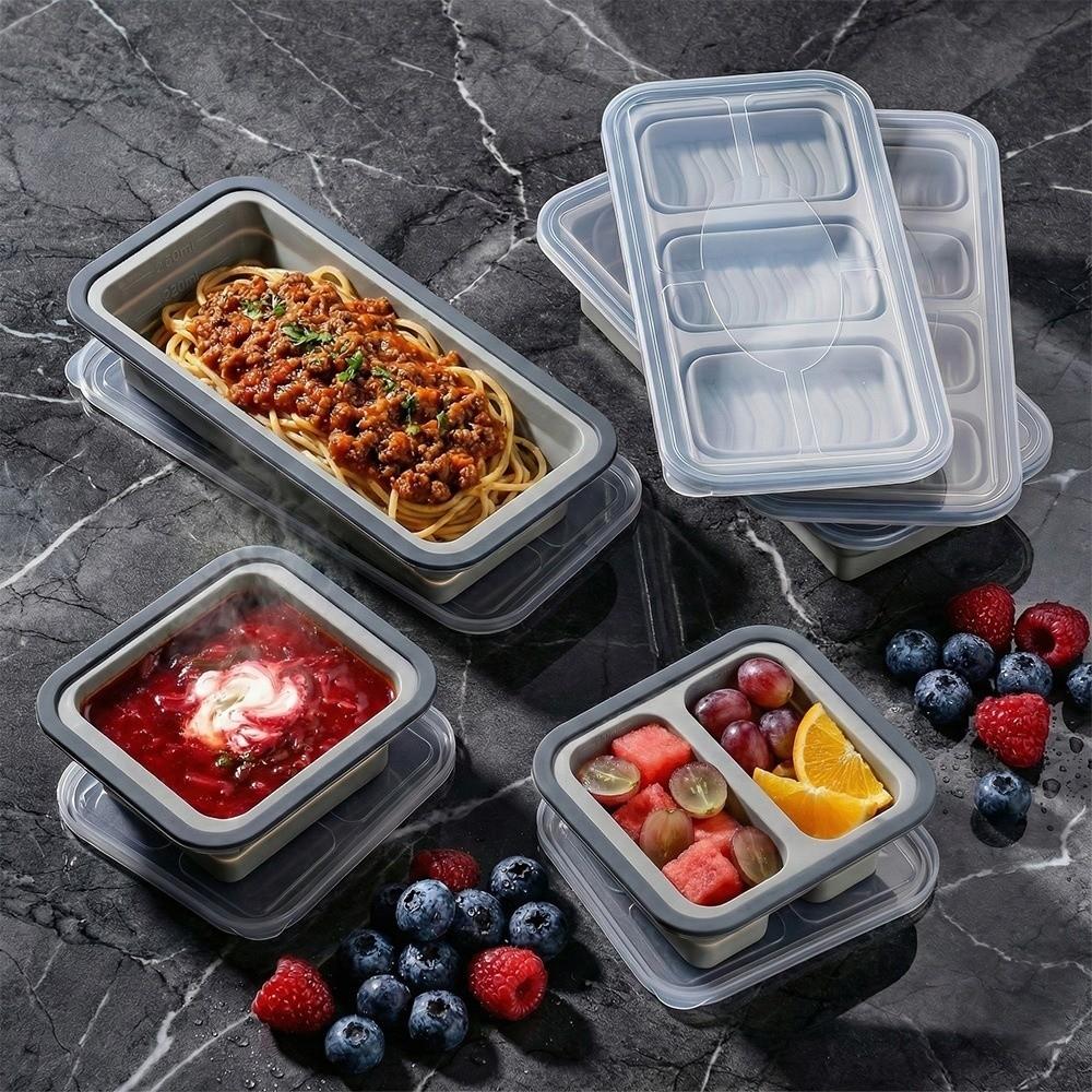 Reusable Silicone Freezer Tray with Lid Soup Cubes Tray New Silicone Freezer Mold  Freezer Use