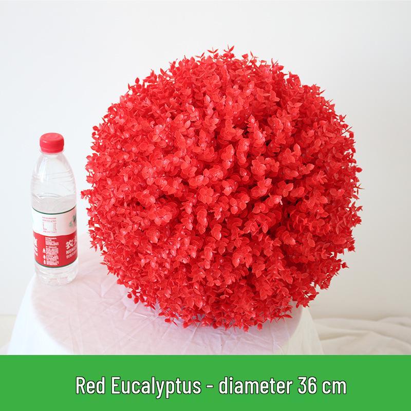Artificial Greenery & Grass Ball Ceiling Decoration for Visual Merchandising and Store Windows