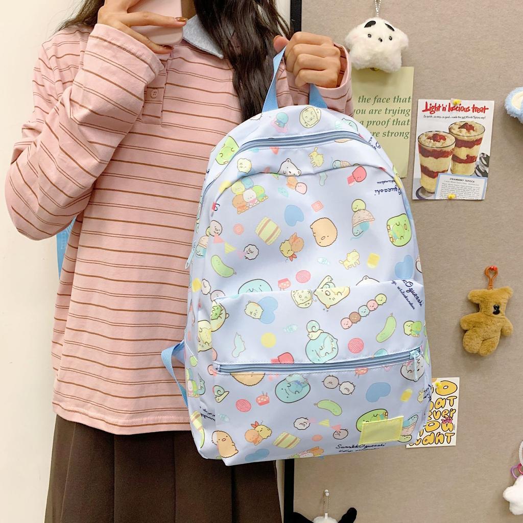 New versatile Japanese casual backpack cute college style lightweight backpack travel backpack bag simple