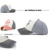 Retro Geometric Embroidery Baseball Cap Cotton Material Adjustable Size Casual Style