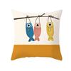 Nordic, Fresh and Cute Cartoon Pillowcase, Home Sofa, Car Bedside, Office Cushion Cover