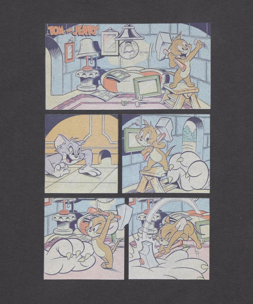 WEGO TOM&JERRY Graphic T-Shirt (S), Men's, Size L, Pattern 7