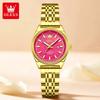 New Fashion Purple Dial Ladies Quartz Wristwatches Luxury Watch Women Waterproof Casual Dress Female Clock Montre Femme