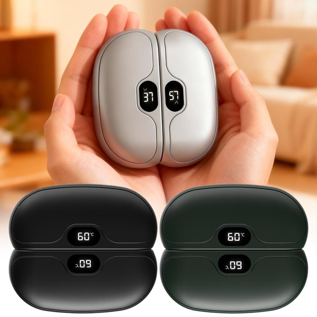 Hand Warmers Fast Heating Device Electric Hand Warmers Rechargeable For Family Friends Hiking Skiing Outdoor Indoor Work Office