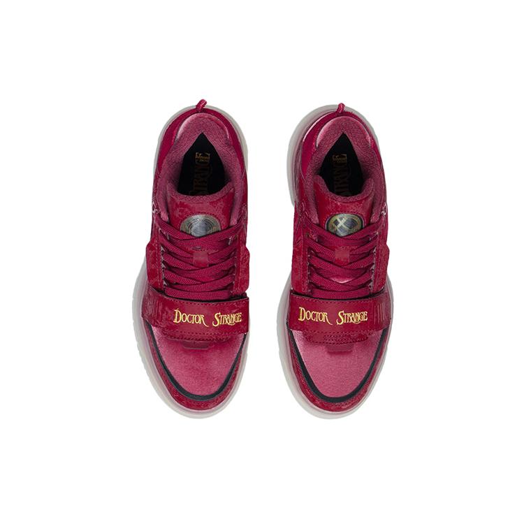 Li Ning Rookie Slip Resistant Cushioning Slip Resistant Cushioning Low Top Vintage Basketball Shoes Women's Bicycle Red ABCS050-10