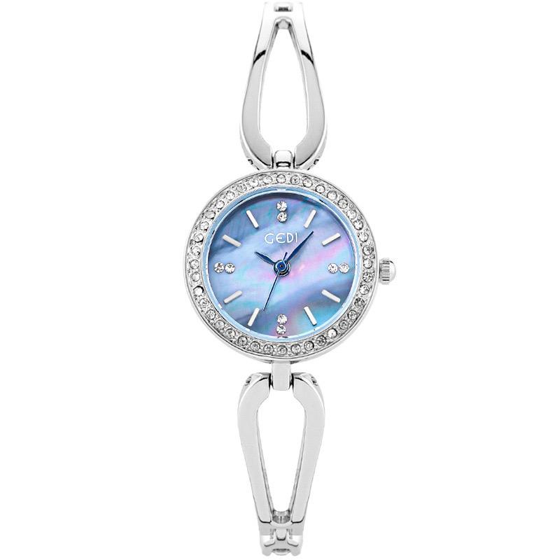 Fashion GEDI Top Brand Luxury Student Quartz Watch Crystal Rhinestones Alloy Waterproof Bracelet Women Versatile Accessory