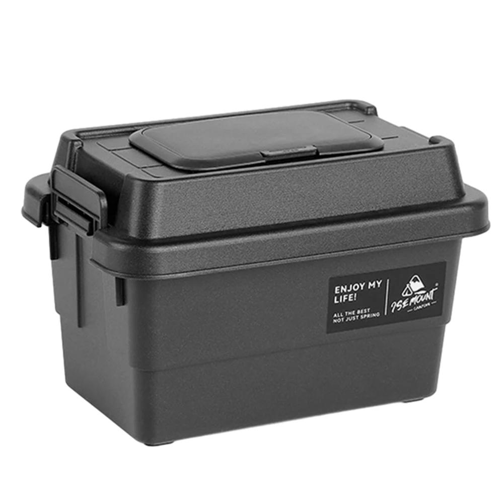 Outdoor Tissue Case Desktop Napkin Paper Storage Box Portable 1.1L Camping Picnic Seasoning Bottle Organizer Sundries Bucket