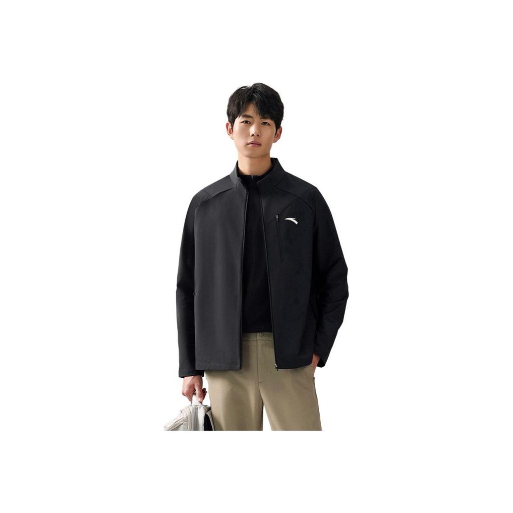 Anta Minimalist Comfortable Casual Versatile Stand Collar Fashion Sports Jacket Men jackets 952617610-3
