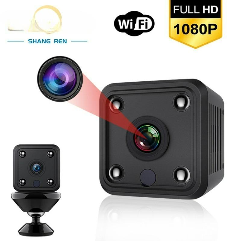 Small Square Wifi Camera, Home Infrared Night Vision High Definition Network Wireless Security Camera X6