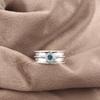 Sky Blue Topaz Gemstone Ring, Handmade Gorgeous Jewelry, 925 Sterling Silver Jewelry, Bohemian Ring For Wedding Gift