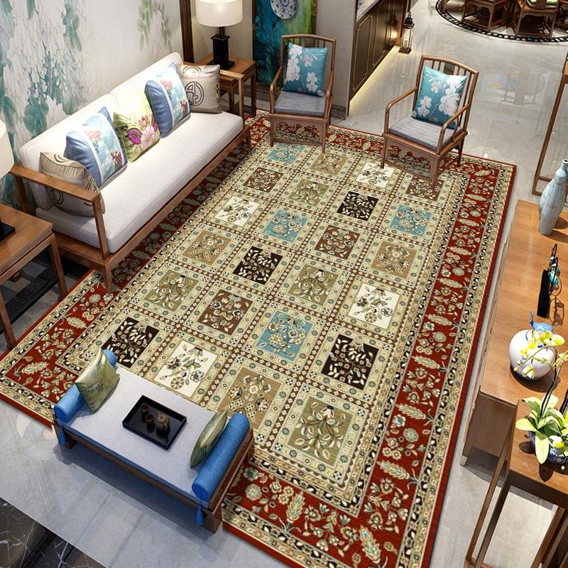 Fashion Living Room Carpets Indoor Entrance Doormat Bedside Pastoral Rug Home Corridor Carpet