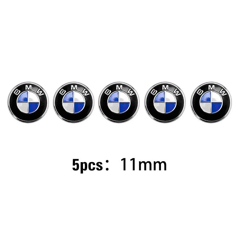 BAGH3 Car Sticker Car Key Shell Badge Sticker 3D Aluminum Auto Key Remote Fob Decals For BMW E46 E90 E60 F30 F10 E39 E36 F20 G30 G20 E