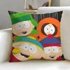1Pc South Park Pillow Cover, Polyester 2D Double-Sided Print, Classic Cartoon Character Cushion Case, Decorative Throw Pillow Fo