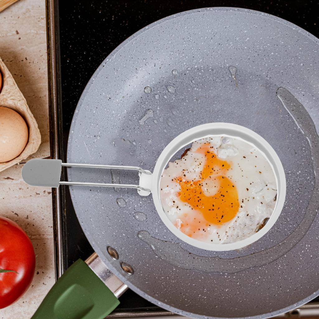 Silicone Egg Cooking Mold Nonstick Omelette Ring Pancake Mold Kitchen Gadget Creative Breakfast Kitchen Supplies
