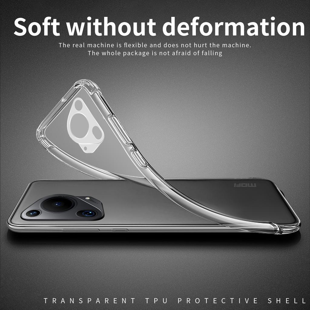 MOFI For Huawei Pura 70 Ultra Case Slim Transparent TPU Protective Phone Cover