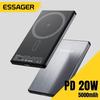 Essager Thin Wireless Power Bank 5000mAh Fast Wireless Charge Powerbank Magnetic External Battery Charger for iPhone 15 14 13 12