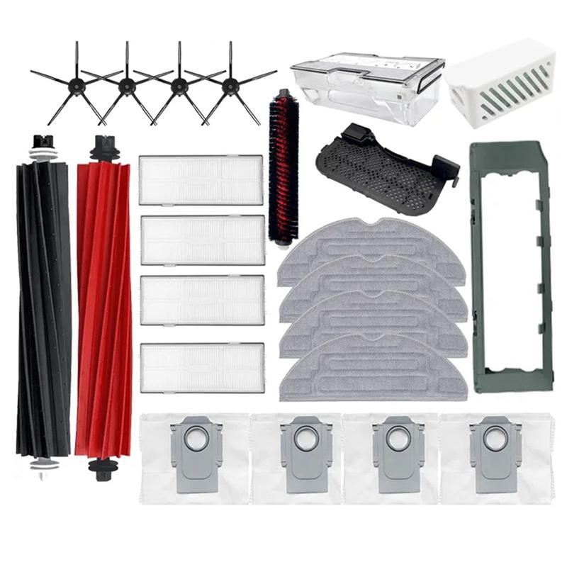 

AEE4-For Roborock S8 / S8 Plus/S8 Pro Ultra Replacement Spare Parts Roller Hepa Filter Mop Cloth Dust Bag Accessories
