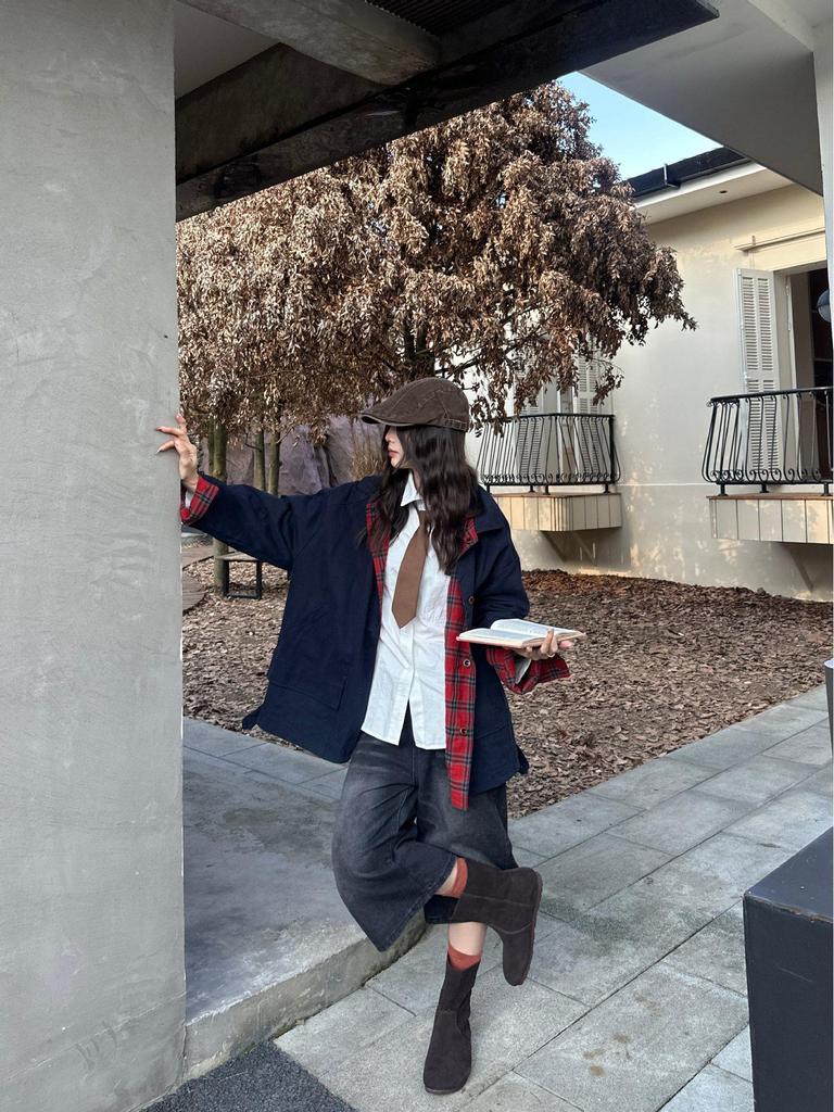 Women's Vintage Genuine Leather Ankle Boots - Soft Sole, Slim Fit, Two-Wear Martin Style, Autumn 2025 Collection