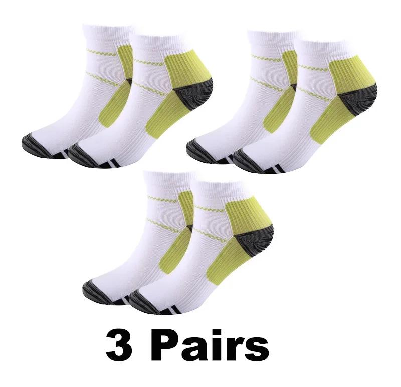 1/3/5 Pairs Men Women Socks Couples Elastic Pressure Compression Socks Outdoor Sports Trail Running Cycling Ankle Socks Boat