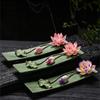62KD Ceramic Flower Censer Holder Flower Censer for Yoga Decoration
