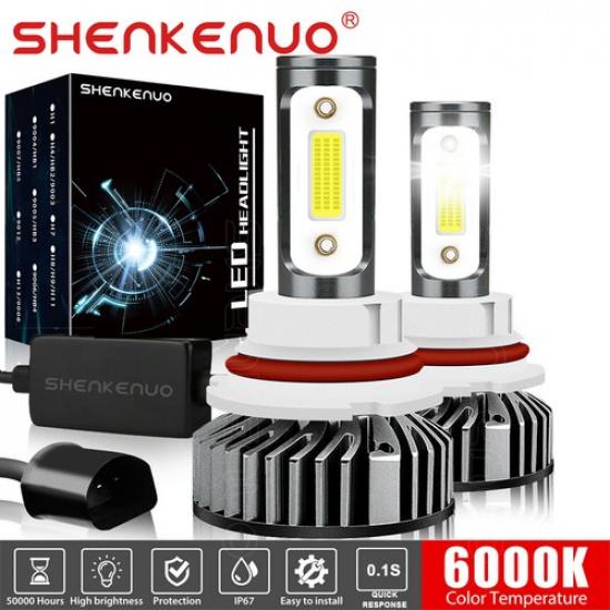 For FORD Crown Victoria 1998-2011 9007 HB5 6000K LED Headlight Bulbs Hi/Low Beam