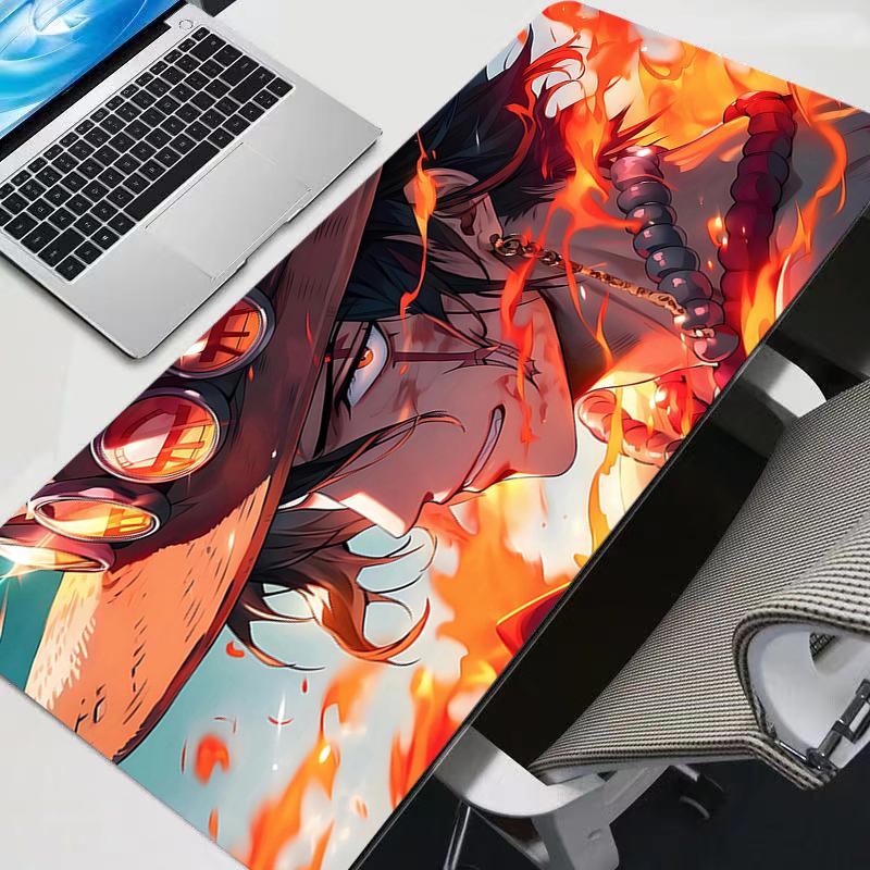 Mouse Pad Gaming One Piece Anime Accessories Gabinete White New Gamer PC Computer Desk Mat Large XXL Keyboard Tablet Mousepad