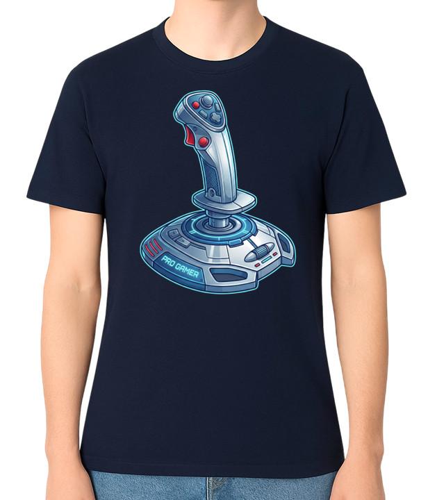 Retro Arcade Joystick Pro Gamer Unisex Graphic T-Shirt Video Game Tee S разноцветный