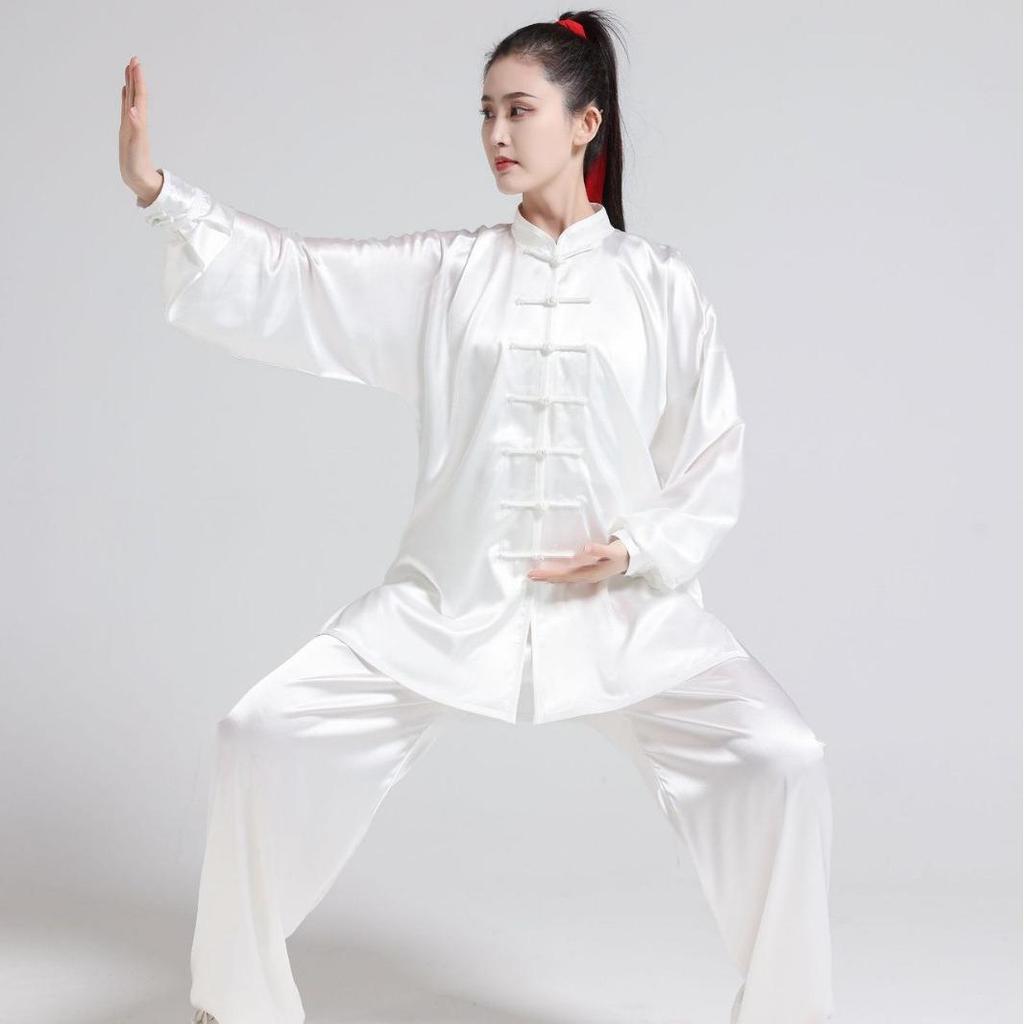 Your Highness Silk Imitation Tai Chi Suit: Mulan-Inspired Practice & Performance Wear