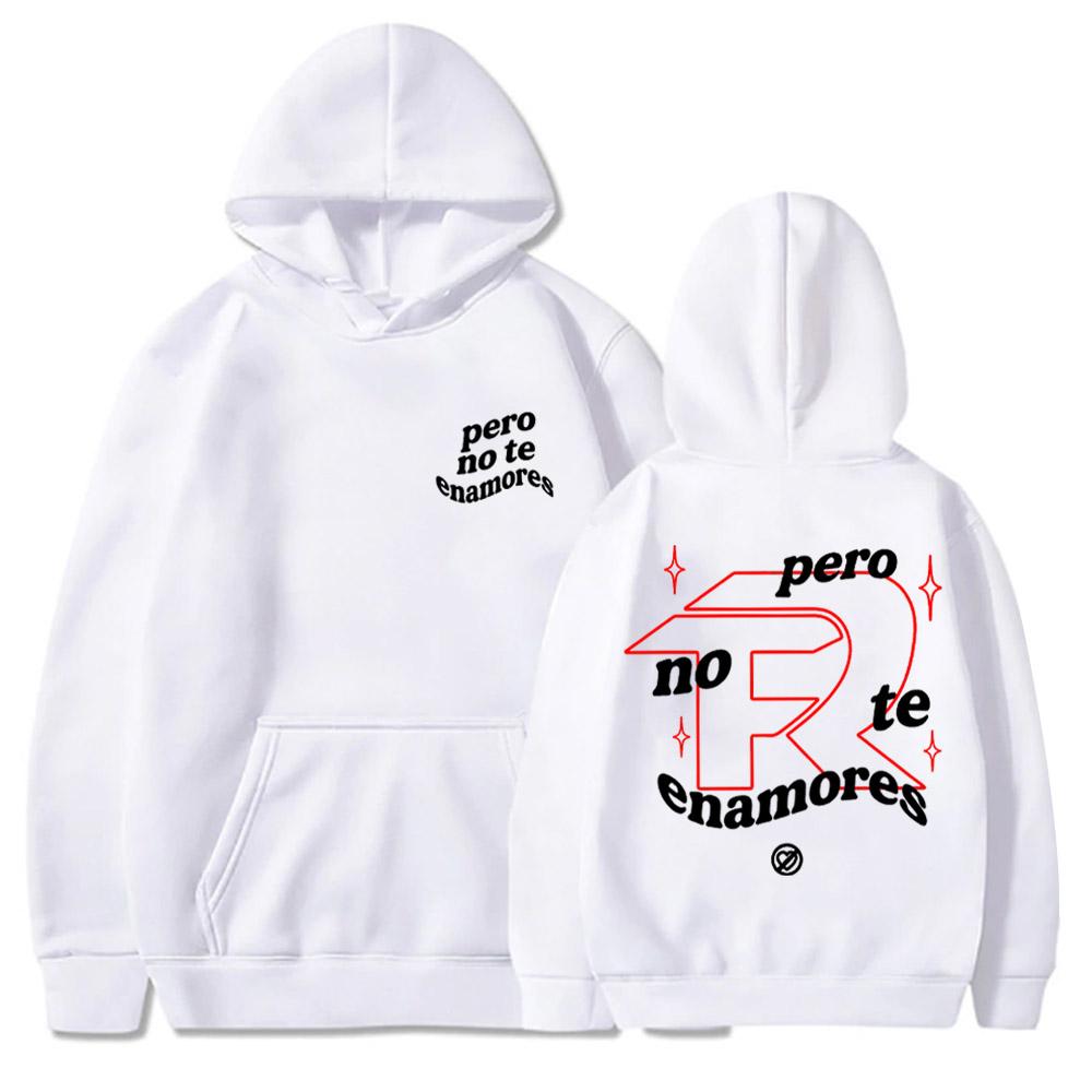 Fuerza Regida Pero No Te Enamores Tour 2024 Hoodie Fuerza Regida Hoodie Unisex Harajuku Long Sleeve Sweatshirts