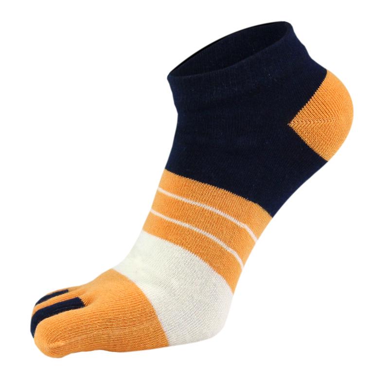 Men's Cotton Five-Toe Ankle Socks - Summer Thin Style