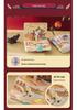Retro Color Magnetic Buckle Notebook - Jincheng Yunge Series: Classical Architecture Diary - Perfect Student Gift