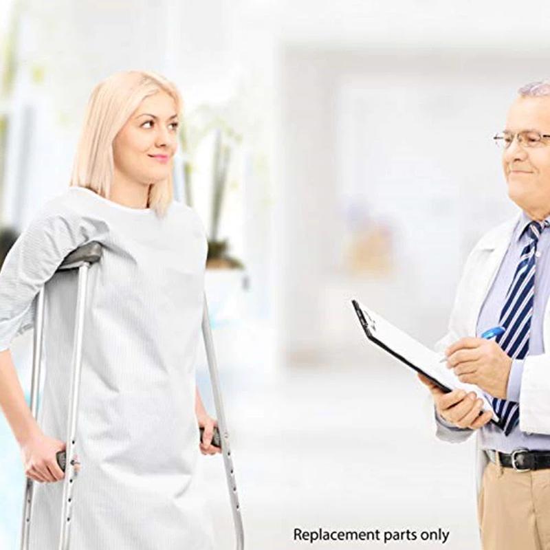 Complete 6pcs Kit for Crutch: Antislip Hand and Underarm Pad Replacements