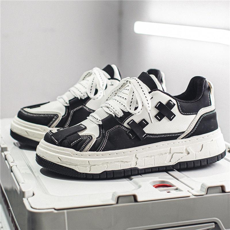 Mode Luxus 2024 Neu Student Vielseitiger Campus-Stil Lässige Board-Schuhe Koreanische Dicke Sohle Langlebige Herren-Sportschuhe Sneaker Herren