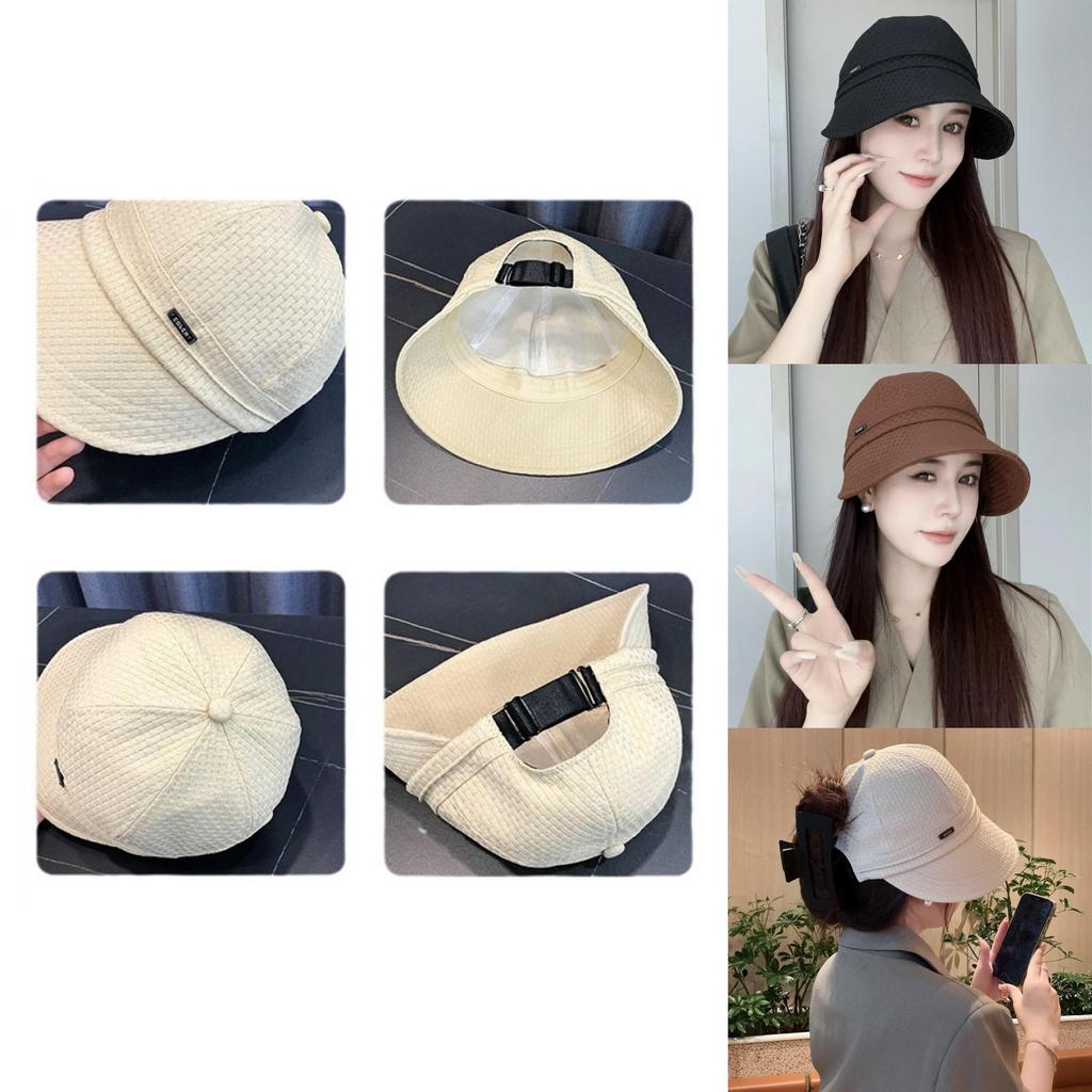 Zhao Lushi Fisherman Hat For Women Polyester Uv Protection Sun Hat With Wide Brim For Spring Summer Outdoors