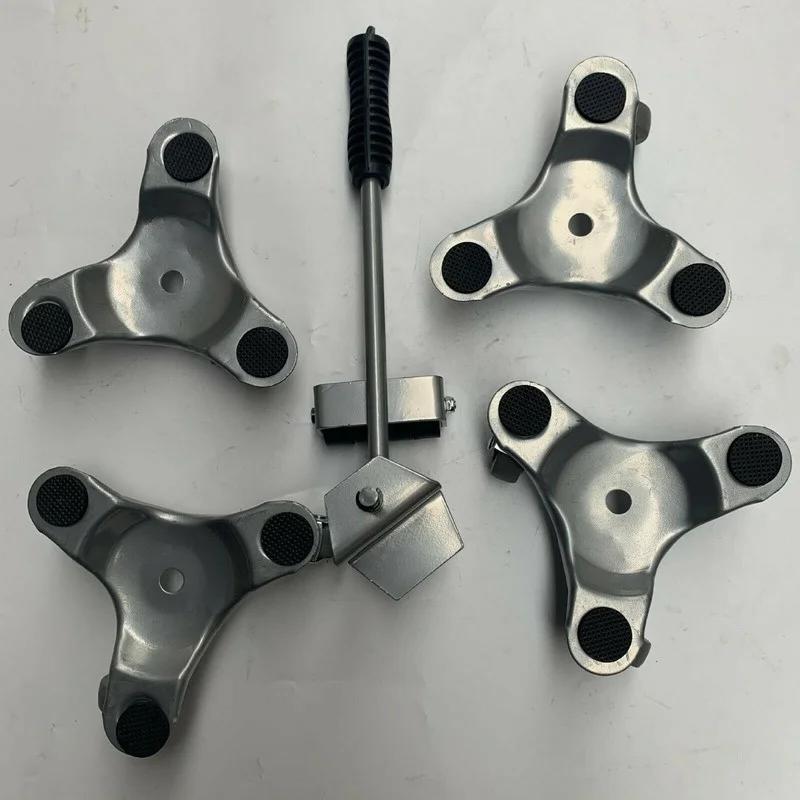 3-Wheel Movers Dolly Platform Casters Rollers for Moving Furniture Furniture Mover Furniture Moving Tool