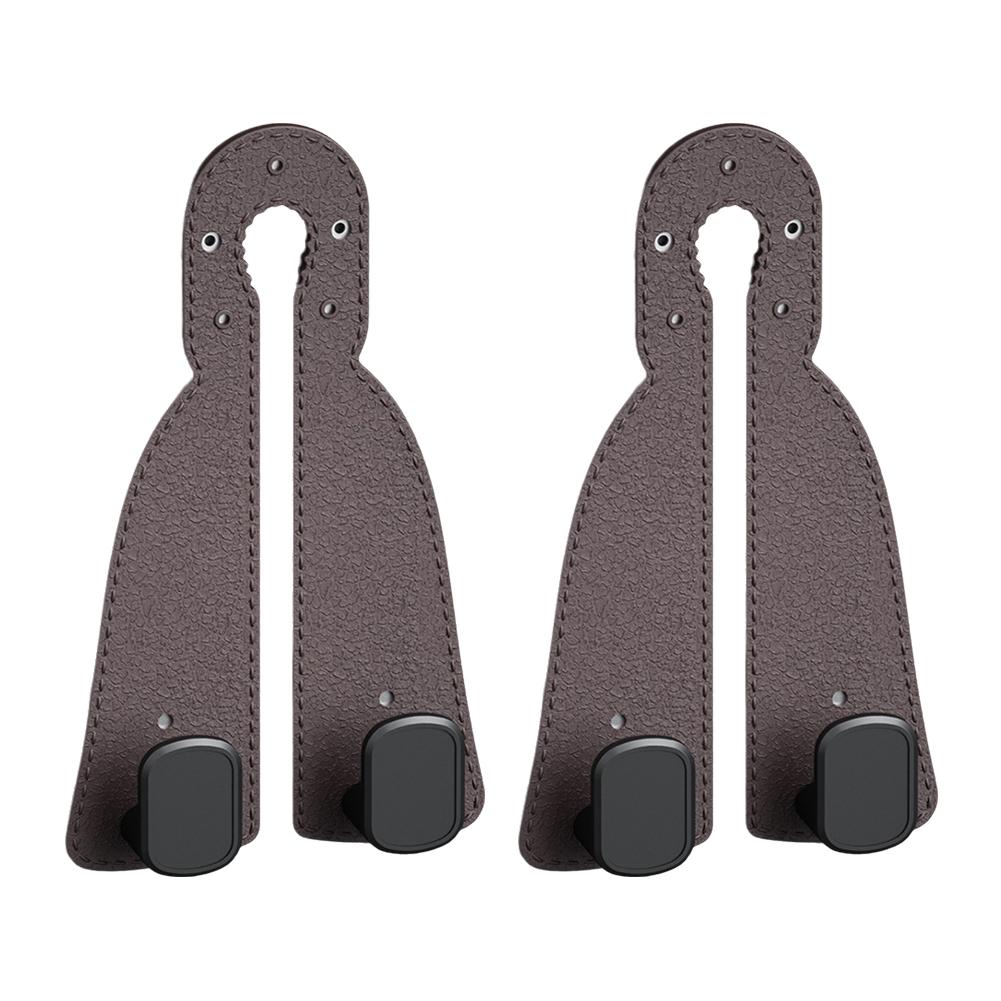 

2pcs Car Rear Seat Hooks Phone Holder Superior Load-Bearing Multi-function Rear Seat Back Creative Hook Car Interior Accessories
